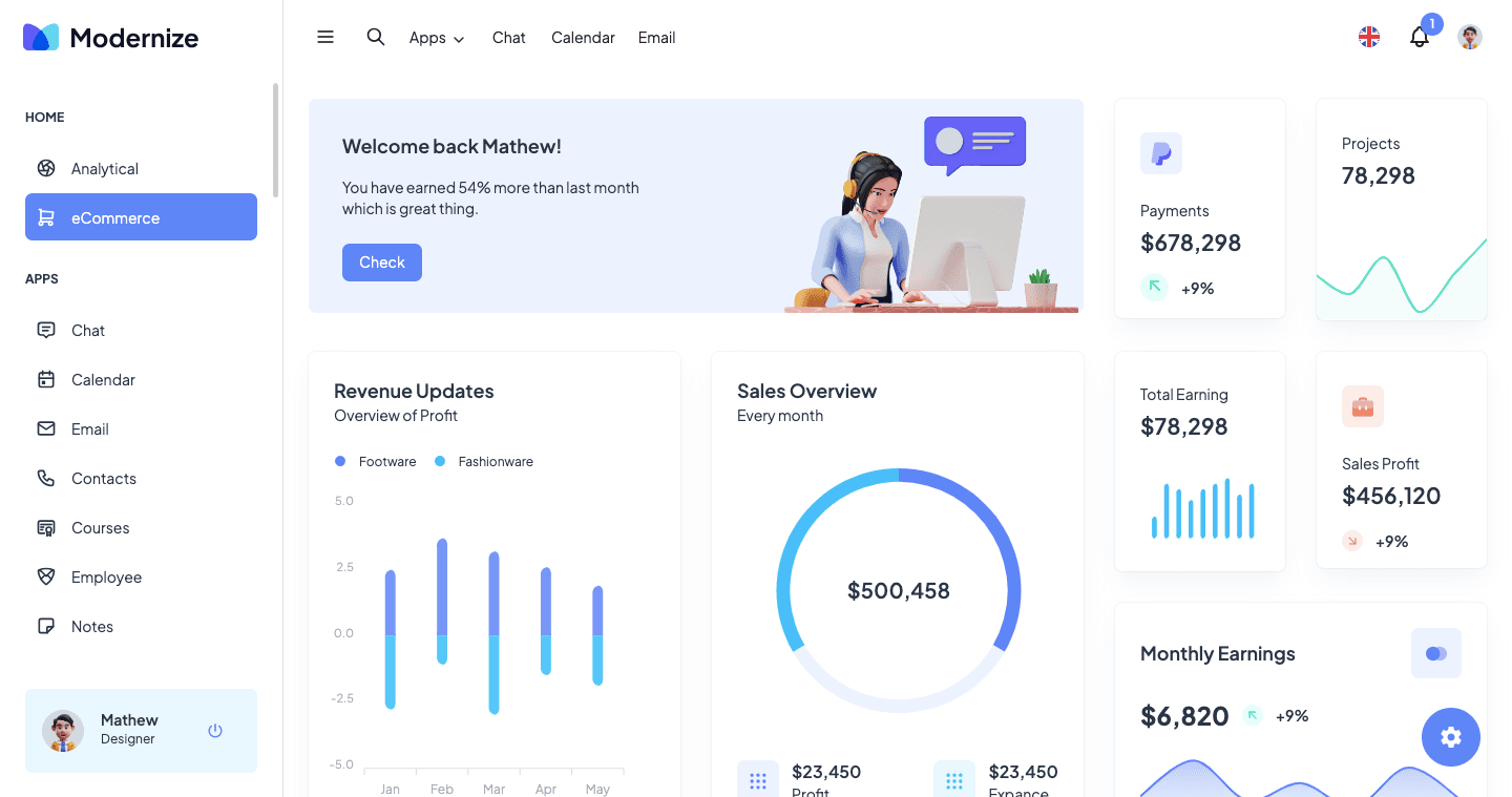 Modernize — project visual 2